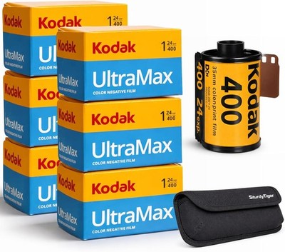 Kodak Ultramax 400 35mm Film 6 Rolls 24 Exposures