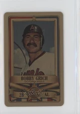 1982 Perma-Graphics/Topps Credit Cards All-Stars Gold Bobby Grich Bob
