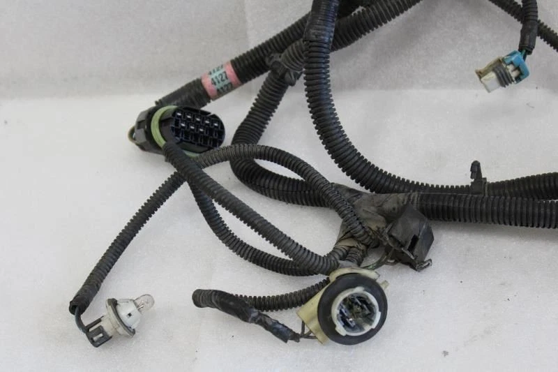 1994 1995 1996 1997 CHEVROLET PICKUP S10 S15 FRONT LAMPS LIGHT WIRING HARNESS - Image 2 of 4