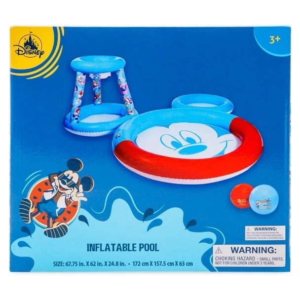 Juego inflable de piscina y juego de verano divertido de Mickey Mouse para niños Foto 3 de 3