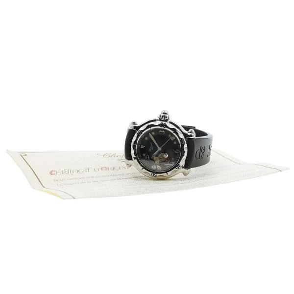 Chopard — Chopard Happy Fish 28/8347/402 38mm SS Navy Dial Quartz Date Watch #C7044