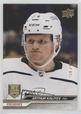 2023-24 Upper Deck Series 1 Exclusives 100/100 Arthur Kaliyev #85 03uh