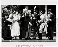 1983 Press Photo Scene from "The Barber of Seville" by Houston Grand Opera