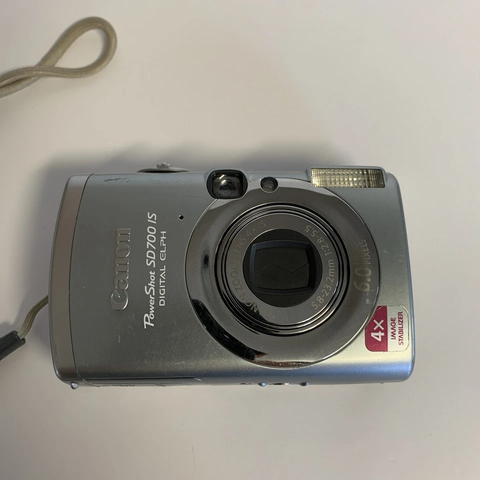 Cámara digital compacta vintage Canon PowerShot SD700 IS 6 MP ELPH cámara digital Foto 2 de 4