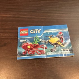 LEGO City 60090 Bulk Parts Lot Bagged Pieces Multicolor w/ Instructions