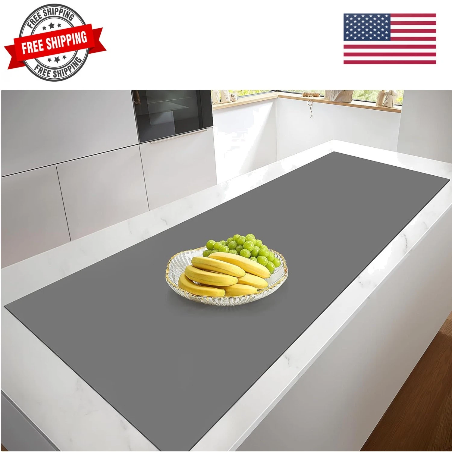 Silicone Mat Roll - Silicone Mats for Kitchen Counter, Heat Resistant Counter...
