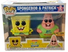 FUNKO POP! ANIMATION SPONGEBOB & PATRICK VINYL FIGURES 2 PACK IN THE BOX