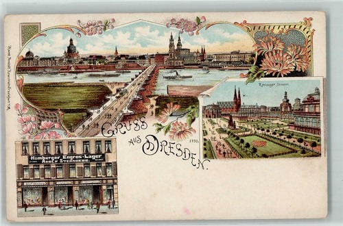 13240338 - 8000 Dresden Hamburger Engros-Lager Adolf Sternberg Raddampfer