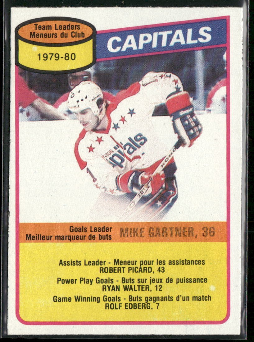 1980-81 O-Pee-Chee Mike Gartner RC #49 Washington Capitals