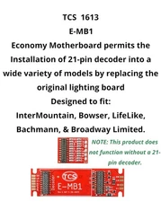 TCS 1613 E-MB1 Motherboard 12 Function 21-pin New Decoder Buddy Alternative HO