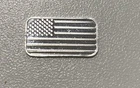 1 Gram .999 Fine Silver Pan Silver Fractional American Flag USA Flag