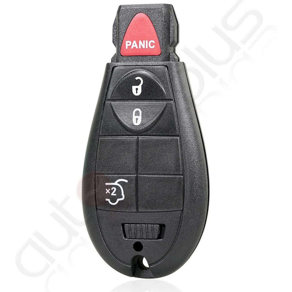 遥控汽车钥匙链适用于吉普大切诺基指挥官 2008 2009 2010 4 按钮 — 第 3/4 张图片