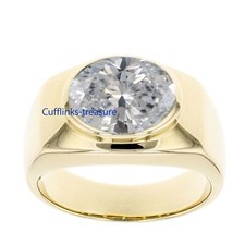 Natural White topaz Gemstone with 925 Sterling Silver Gold Plated Ring 118R