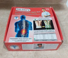 Dr Ho's Decompression Back Belt XL 48-52" - Helps with Back Pain  As seen on TV