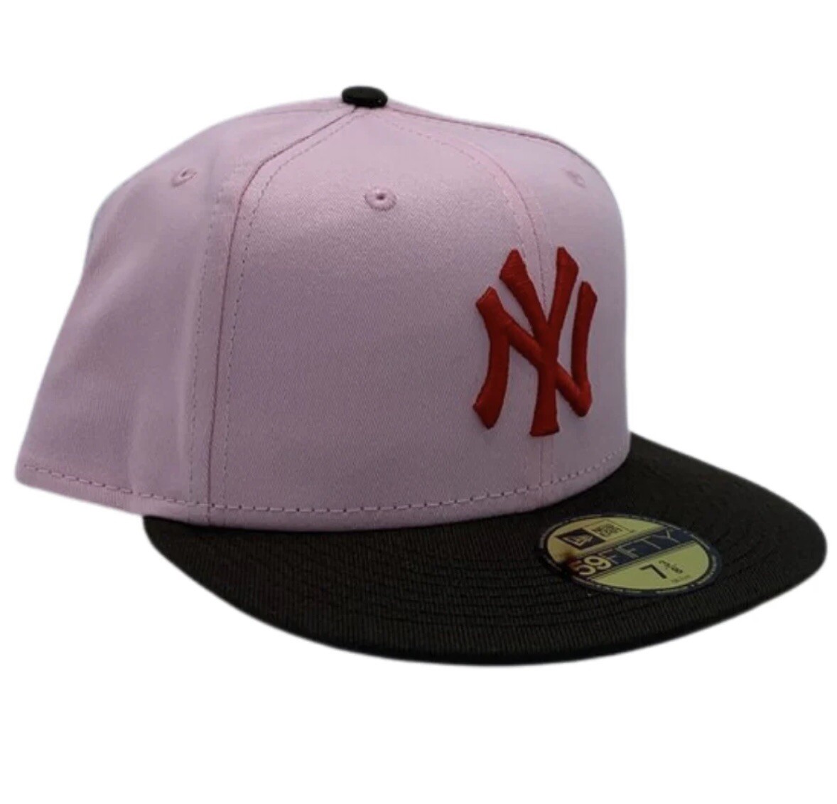New Era 59Fifty New York Yankees Pink Walnut UV Scarlet Fitted Hat