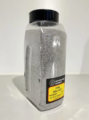 Gravier Fin Woodland Scenics (Fin) Gris Clair Contenu : 0,945L B1393 - Photo 1/3