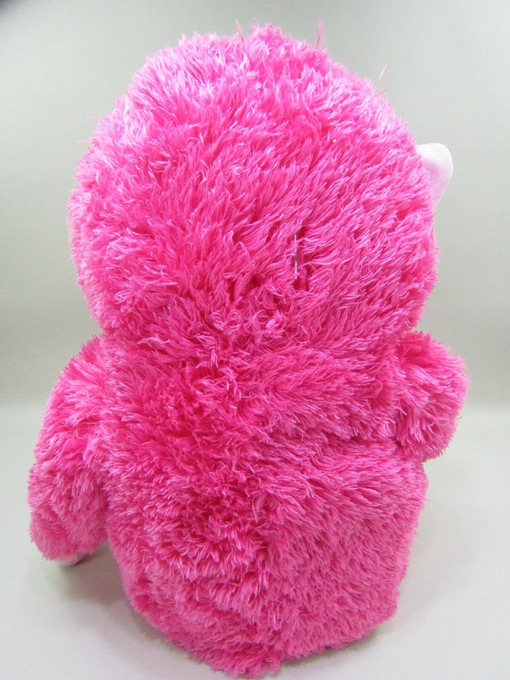 VTG 2000 Fiesta Large Pink Monkey Eating Banana Stuffed Animal Plush Tags 24" - Image 4 of 4