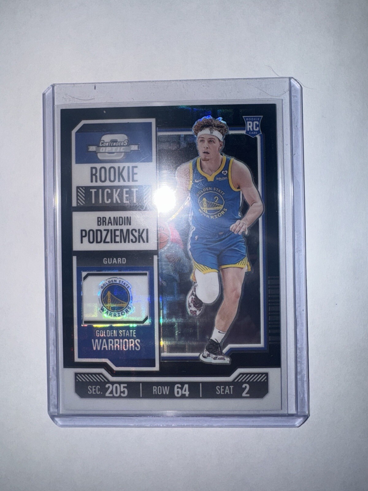 2023-24 Contenders Optic Brandin Podziemski Black Pandora SSP 🔥