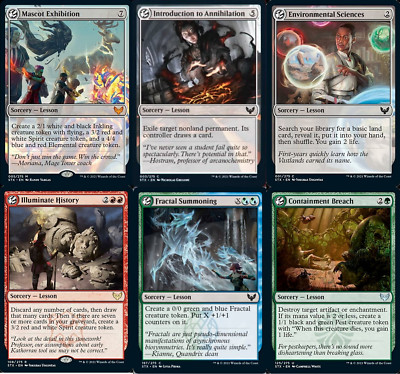 Wähle deine LEKTION ~ Strixhaven [ NearMint] [ Magic MTG ]