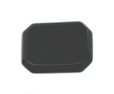 BLACK ONYX 8 x 6 MM EMERALD CUT CABOCHON 5 PIECE SET ALL NATURAL