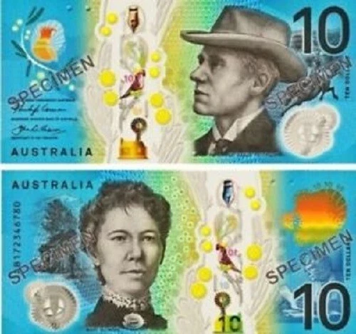Australia 2017 Next Generation $10 Polymer Bank Note UNC