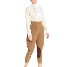 Horse Riding Cropped Jodhpurs Breeches Equestrian Sports Polo Hunting Pants
