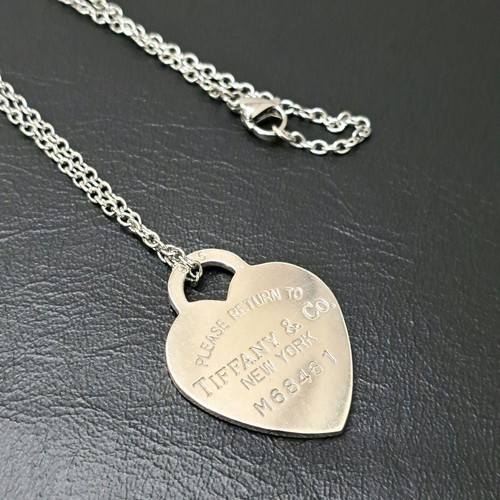 Tiffany Necklace Return to Heart Tag 925 Silver Necklace Pendant Top