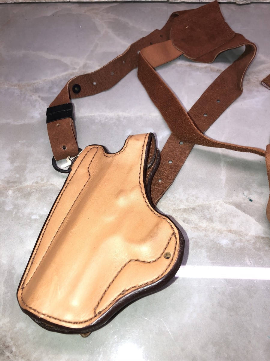 BIANCHI #16H/L Pistol Leather Concealed Shoulder Holster LH- S&W