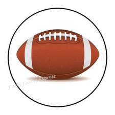 FOOTBALL ENVELOPE SEALS LABELS STICKERS PARTY FAVORS