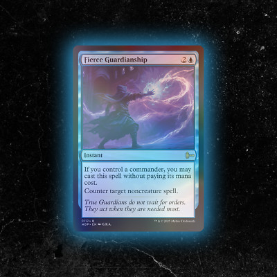 FOIL - Fierce Guardianship - Custom Magic: The Gathering Card - High-Quality