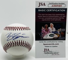 BRANDON BARRIERA SIGNED RAWLINGS MLB BASEBALL TORONTO BLUE JAYS JSA COA