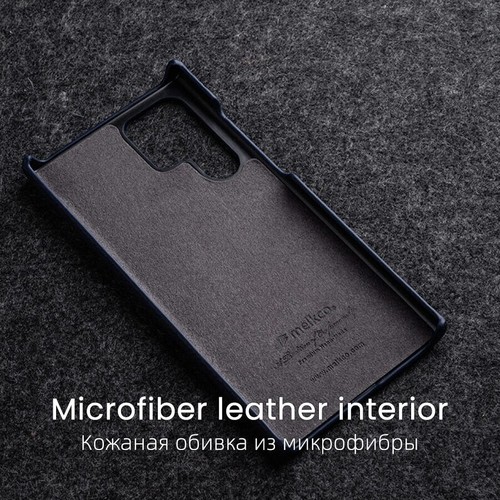 Melkco Premium Genuine Leather Case For Samsung Galaxy S23 Ultra S22 Back Cover - Picture 6 of 32