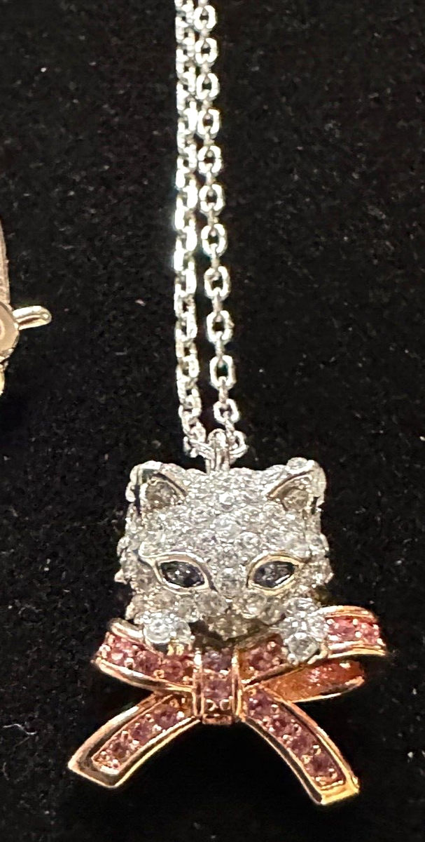 KATE SPADE PAWLINA CAT PENDANT NECKLACE:NWT | eBay