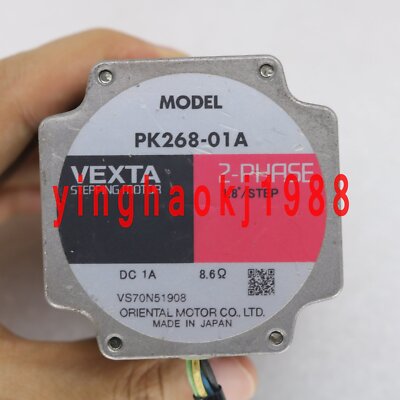 1PC used Vexta PK268-01A 2 phase stepping motor Tested Good Condition