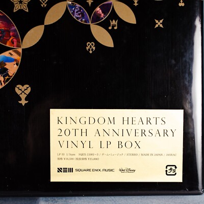 邦楽 KINGDOM HEARTS 20TH ANNIVERSARY LPBOX Kingdom Hearts 20th Anniversary Vinyl SIGNED Yoko Shimomura 3X LP
