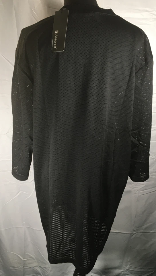 Camiseta preta Allegra K masculina 2050 International World Wide nova com etiquetas tamanho 40 frete grátis - Imagem 3 de 4