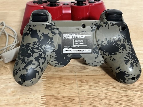 Sony Playstation 3 PS3 Sixaxis DualShock 3 controller e controller mimetico non testato - Foto 5 di 7