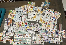 Mrs. Grossman's Sticker Lot Bright Retro Vintage Variety 90s 100+ Mods Sheets