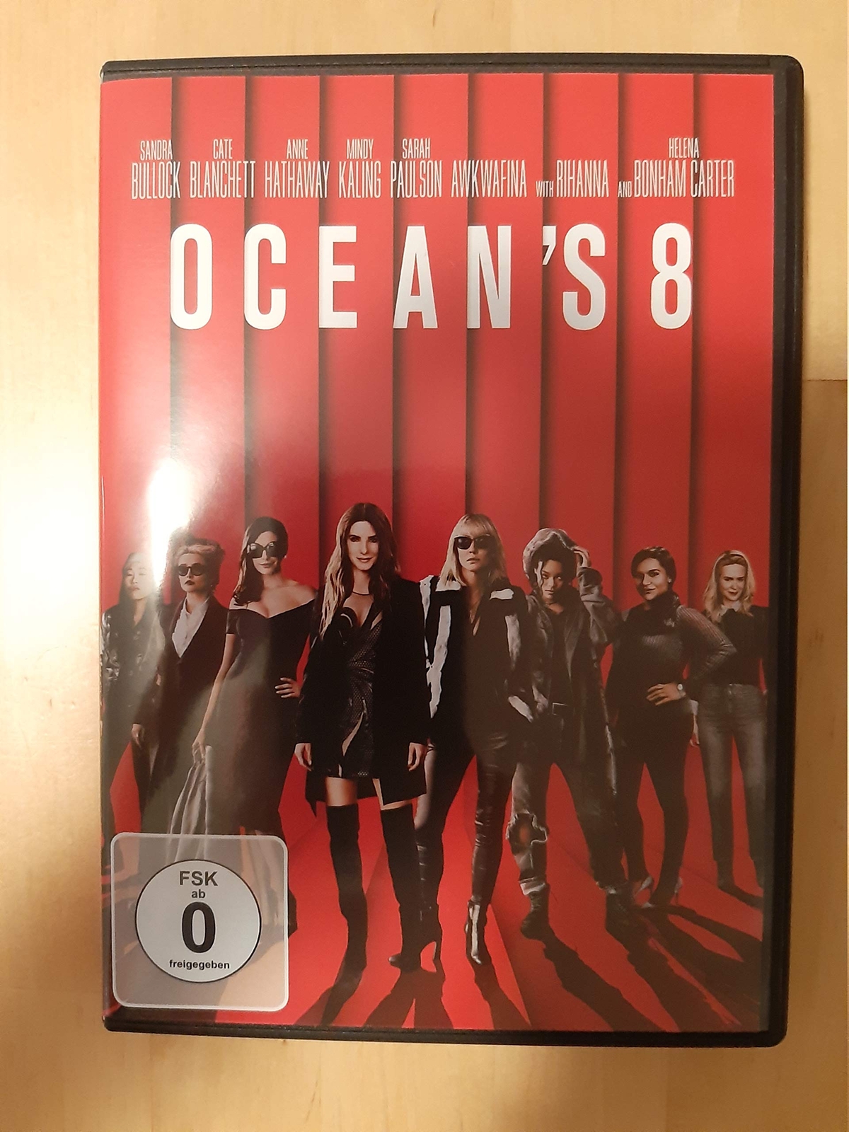 Ocean's 8 (DVD) Sandra Bullock Cate Blanchett Anne Hathaway Mindy Kaling