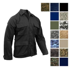 Rothco Military BDU Shirt Tactical Uniform Camouflage Army Coat Fatigue Jacket
