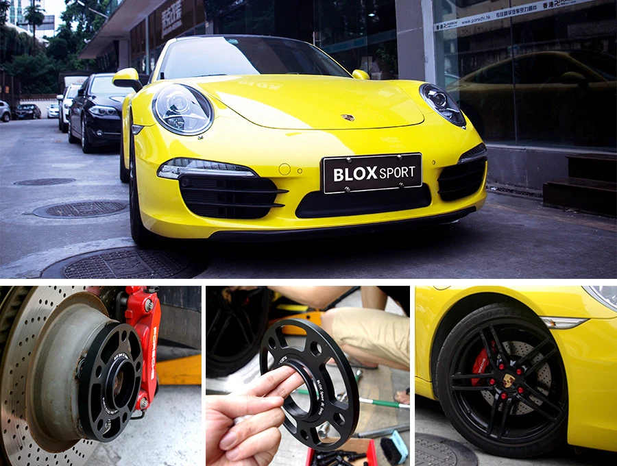 4 espaciadores de rueda 7075T6 centrados en el cubo de 10 mm 15 mm para Porsche Cayenne 955 957 GTS S Foto 4 de 4