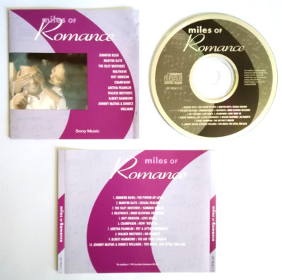 CD Miles Of Romance Compilation UK 1994 Marvin Gaye Johnny Mathis Heatwave (L23)