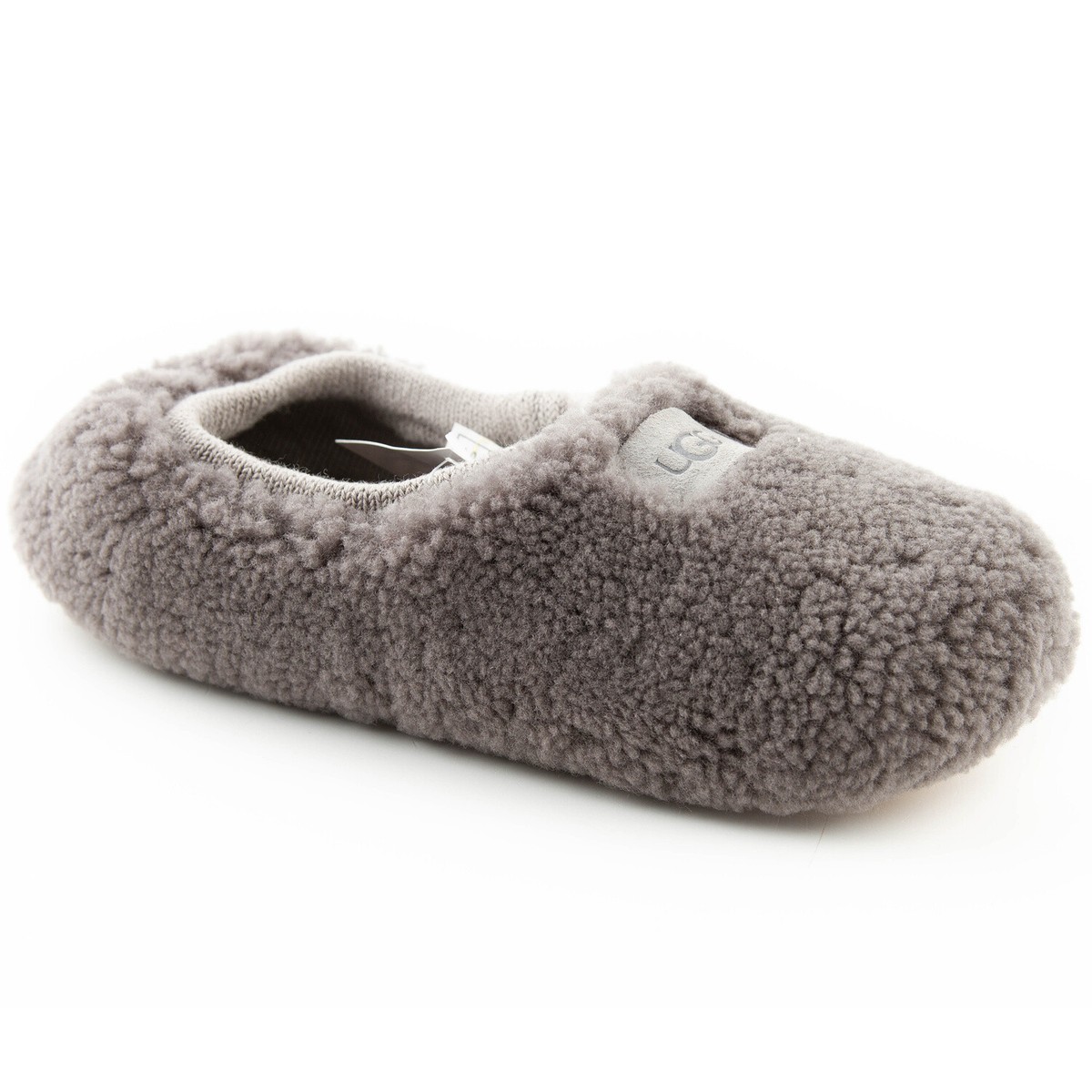 Damen Hausschuhe UGG Birche Pelz Slip-on grau 36