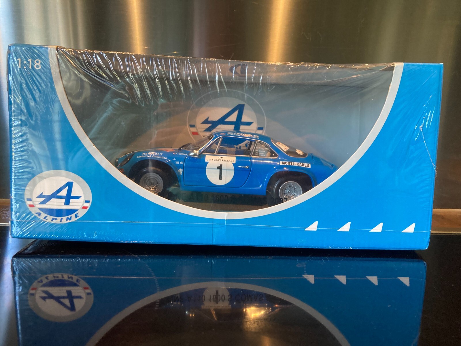 Alpine A110 1600S Solido 1/18 voiture miniature rallye historique Comas Monte Carlo