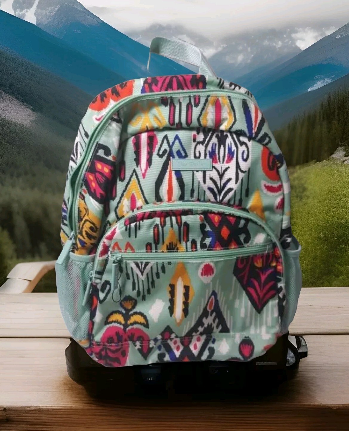 Vera Bradley Backpack Large Multicolor Beautiful … - image 1
