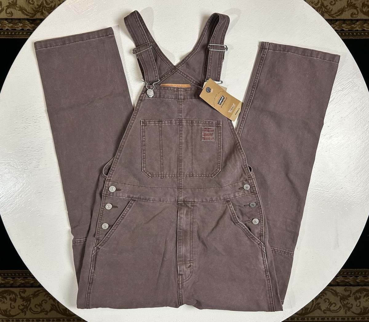 Levi's Workwear Men S Super Sour Overall Garment Dye Purple