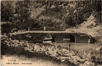 CPA AK ALGERIA TENES Pont Romain (1357366)