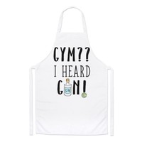 Fitness I Heard Gin Koch SchüRze - Gin Und Tonic Cocktail Lustig Kochen