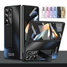 For Samsung Galaxy Z Fold 7/6/5/4/3 Shockproof PC Stand Case  Screen Protector