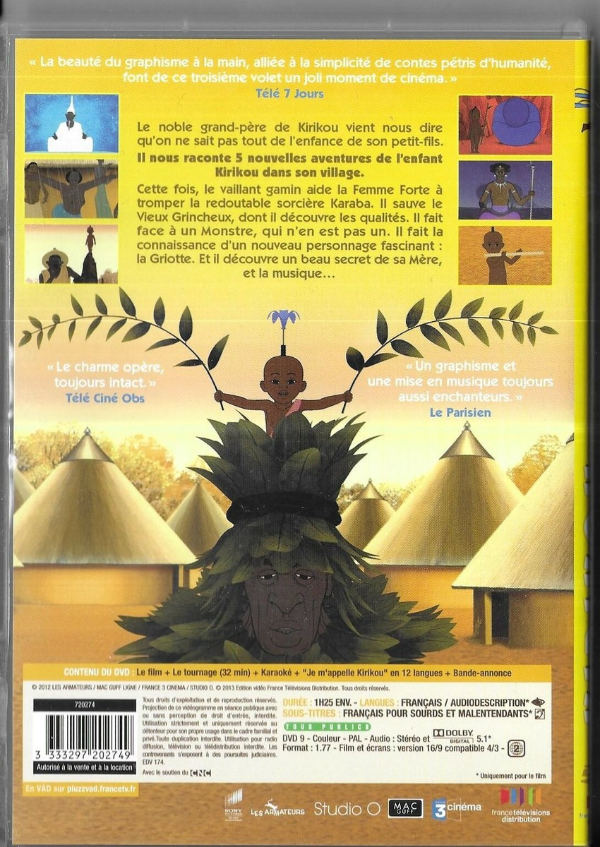 DVD - KIRIKOU ET LES HOMMES ET LES FEMMES / COMME NEUF | eBay
